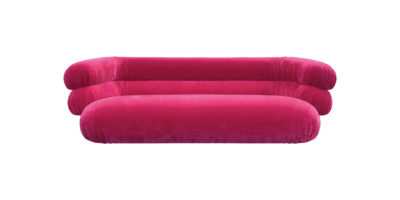Bretz Sofa Poolside - F 103 in Bezug Pink
